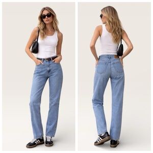 POLO Ralph Lauren Vintage Saturday Jeans, Mom Straight Leg Classic Style sz. 8